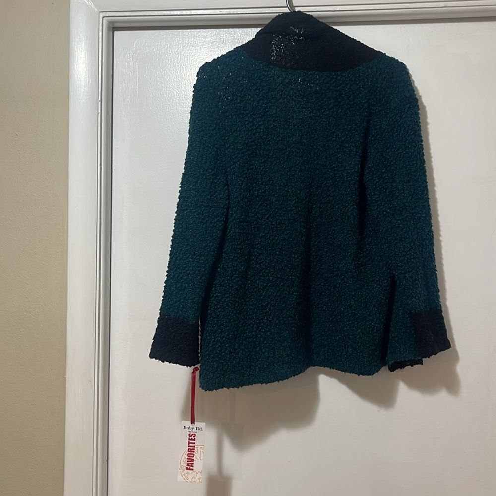 Ruby Rd. Teal Top - Medium NWT - Picture 6 of 6